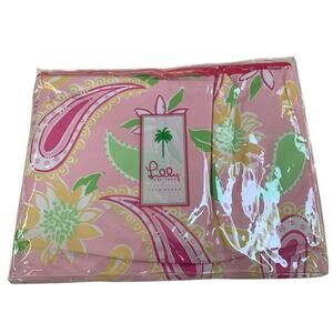 New Lilly Pulitzer Home Twin Bedskirt Pink Sorbet